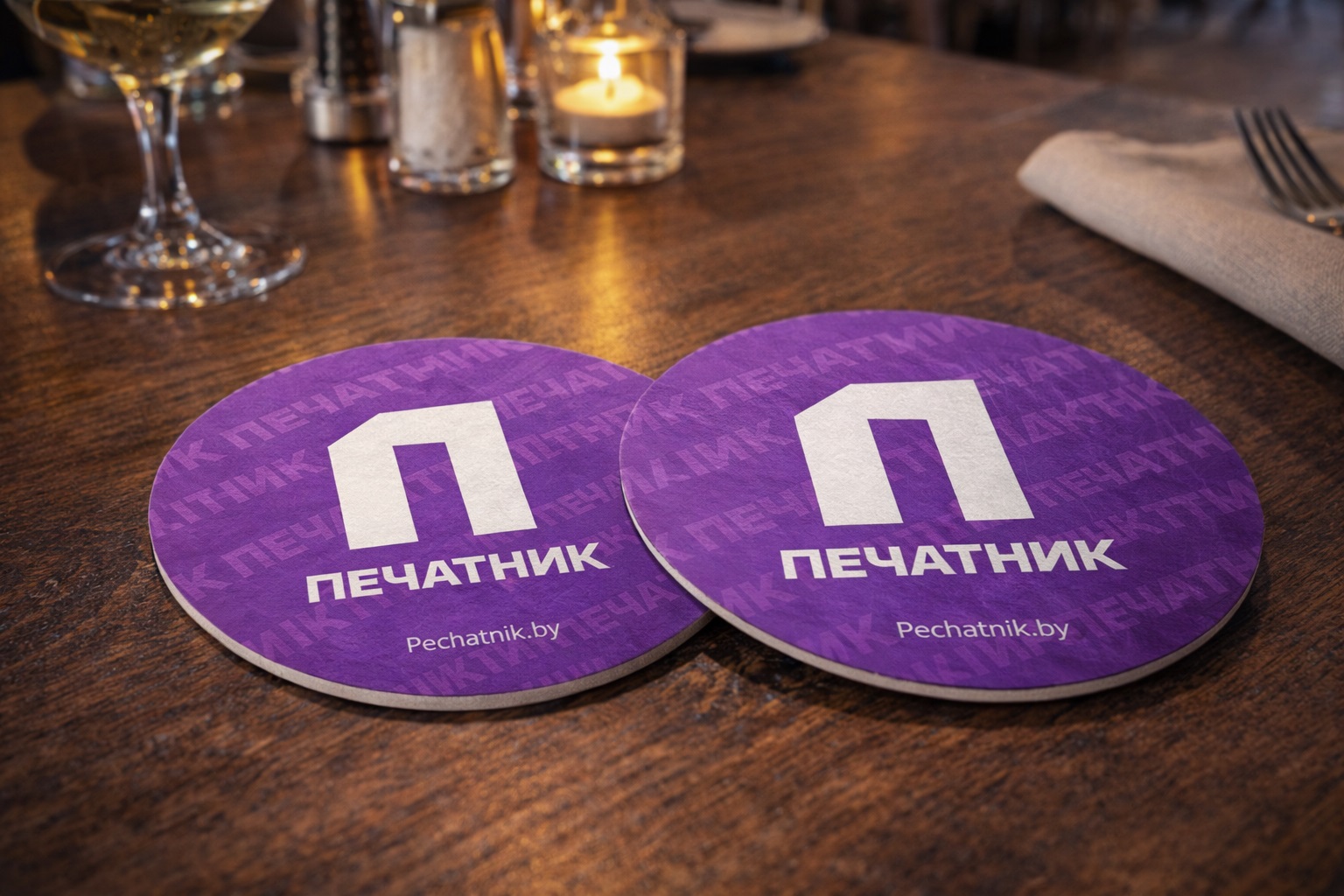 Бирдекели для ресторана от компании Печатник