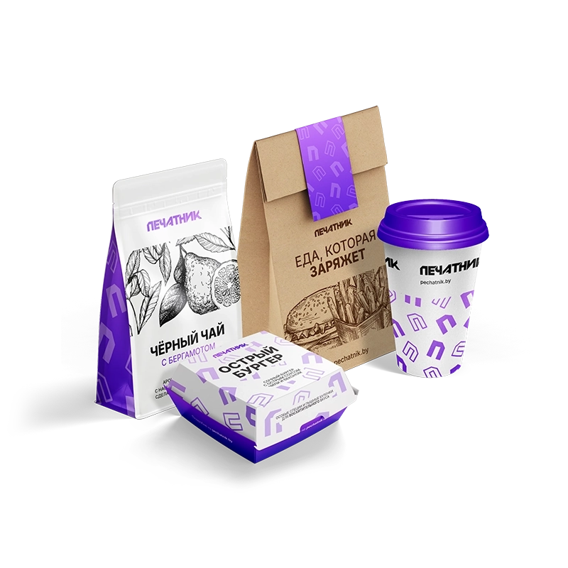 Изображение шапки товара Дизайн одноразовой упаковки и посуды - 1