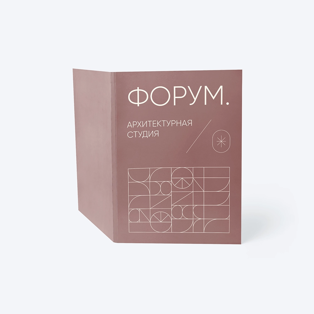 Изготовление папок из прорезиненной бумаги Touche Cover - 0