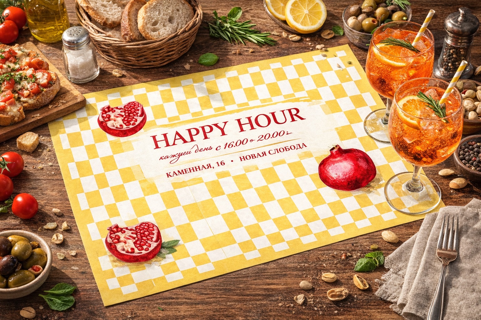 Плейсмат от компании Печатник